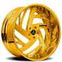 20" Artis Forged Wheels Southside Gold Rims 