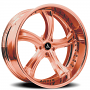 24" Artis Forged Wheels Kokomo Rose Gold Rims