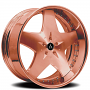 21" Artis Forged Wheels Cashville Rose Gold Rims