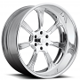 22" U.S. Mags Forged Wheels El Jefe US428 Polished Tuckin Series Rims