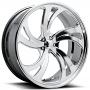 22" U.S. Mags Forged Wheels Kompressor 5 US451 Polished Tuckin Series Rims