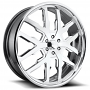 20" U.S. Mags Forged Wheels Stroke Six US717 Polished Tuckin Series Rims