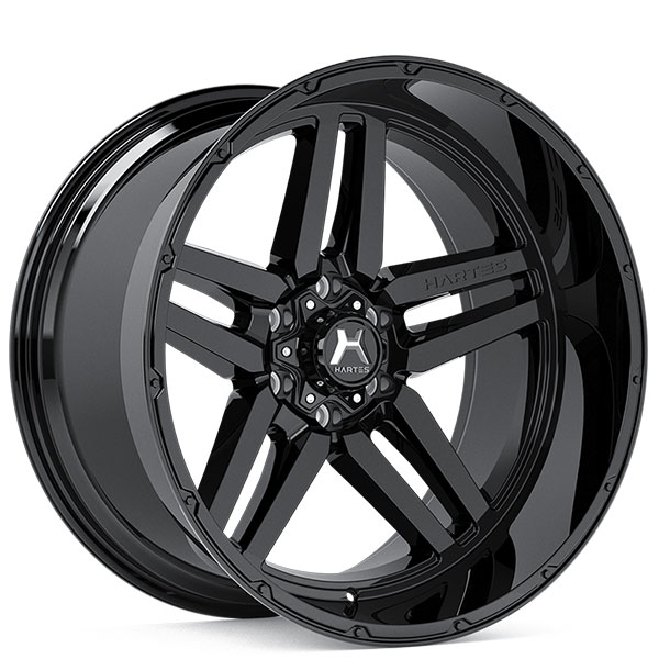20" Hartes Metal Wheels YSM-747 Savage Black Off-Road Rims