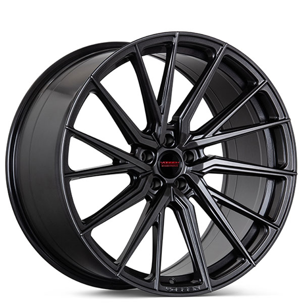 20" Staggered Vossen Wheels HF-4T Custom Anthracite True Directional Rims