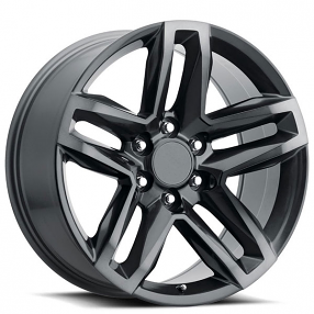 20" Chevy Silverado Z71 Trail Boss Wheels FR 94 Titanium Grey with Dark Clear OEM Replica Rims 