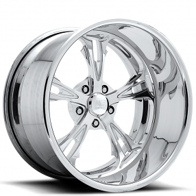 19" U.S. Mags Forged Wheels Cartel 5 US410 Polished Tuckin Series Rims