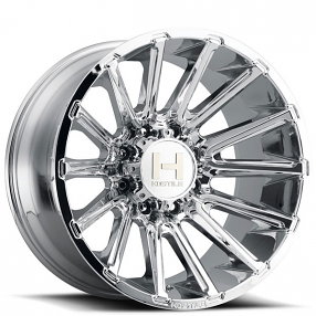 24" Hostile Wheels H123 Typhoon Chrome Off-Road Rims