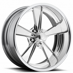 19" U.S. Mags Forged Wheels Dayton US321 Hi Luster Polished Vintage Forged 2-Piece Rims