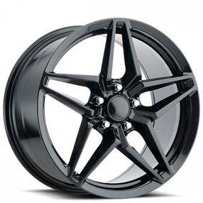 19/20" Staggered Corvette C7 Wheels FR 29 ZR1 Carbon Black OEM Replica Rims