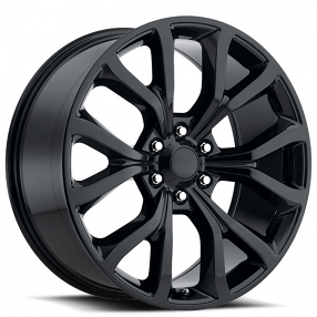 22" Ford Expedition Wheels FR 52 Gloss Black OEM Replica Rims