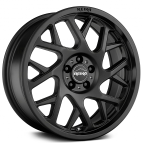17" Reika Wheels Detour R25 Satin Black Flow Formed Rims