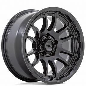 20" KMC Wheels KM727 Wrath Satin Black Off-Road Rims