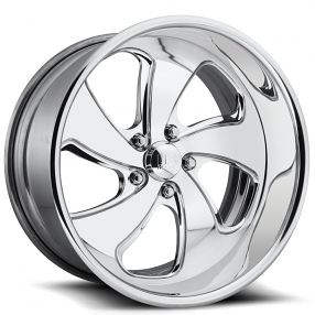 18" U.S. Mags Forged Wheels Gambler 5 US434 Polished Tuckin Series Rims