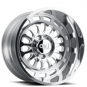 24" Cali Wheels 9113 Paradox Polished Milled Off-Road Rims 