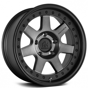 20" Mayhem Wheels 8300 Prodigy Matte Black with Dark Tint Flow Form Off-Road Rims 