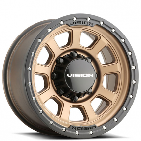 20" Vision Wheels 350 Ojos Bronze with Black Lip Off-Road Rims