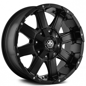 20" Mayhem Wheels 8030 Chaos Matte Black Off-Road Rims 