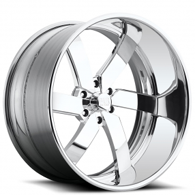 22" U.S. Mags Forged Wheels Torque 6 US721 Polished Tuckin Series Rims