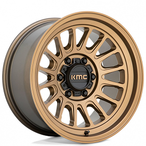17" KMC Wheels KM724 Impact Ol Matte Bronze Off-Road Rims