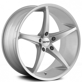 18" Touren Wheels TR70 3270 Silver with Milled Spokes Rims 