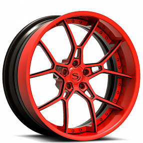 20" Staggered Savini Forged Wheels SV80 Custom Finish Forged Rims 