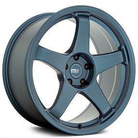 19" Staggered Motegi Racing Wheels MR151 CS5 Satin Metallic Blue Rims