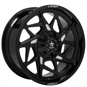 22" RBP Wheels 97R Patriot Black Machined Off-Road Rims