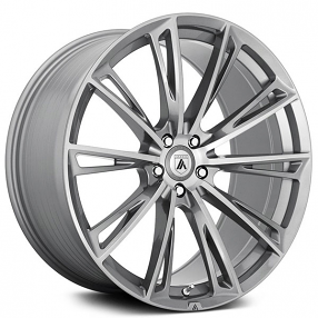 22" Asanti Wheels ABL-30 Corona Titanium Brushed Flow Formed Rims 