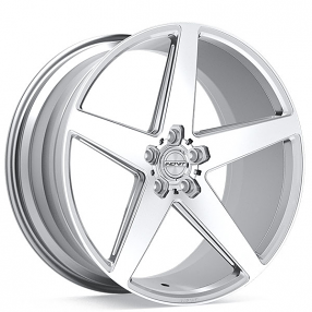 22" Inovit Wheels YSM-096 Rotor Silver with Machined Face Rims