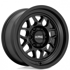 20" KMC Wheels KM725 Terra Satin Black Off-Road Rims