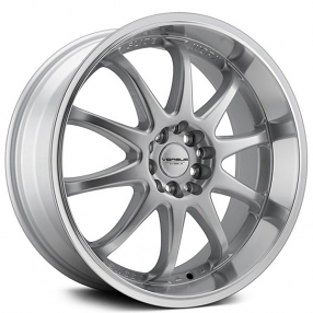 18" Versus Wheels VS409 Silver with Machined Face Rims
