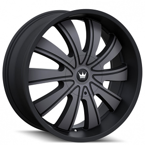 22" Mazzi Wheels Rolla 374 Black with Machined Tint Rims 