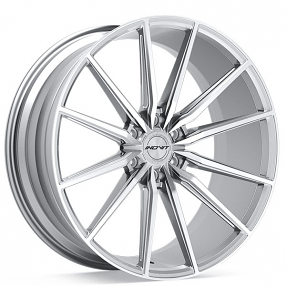 24" Inovit Wheels YSM-086 Frixion6 Silver with Machined Face Rims