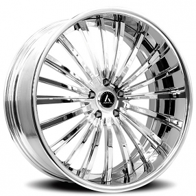 20" Staggered Artis Forged Wheels Coronado Chrome Rims