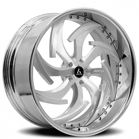 20" Artis Forged Wheels Dagger Brushed Rims 