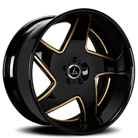 19" Staggered Artis Forged Wheels Dawn 2 Custom Color Rims