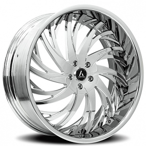22" Artis Forged Wheels Decatur Chrome Rims