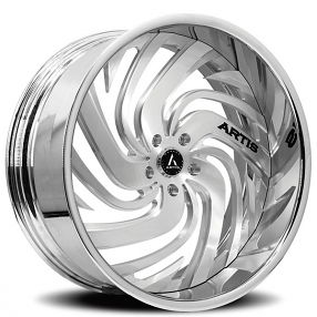 22" Artis Forged Wheels Fillmore Brushed Rims