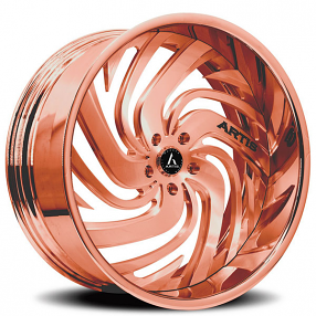 20" Artis Forged Wheels Fillmore Rose Gold Rims 