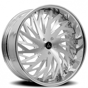 28" Artis Forged Wheels Northtown Brushed Rims