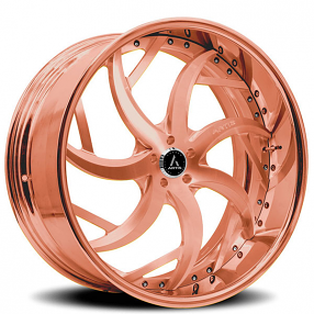 19" Artis Forged Wheels Sincity Rose Gold Rims 