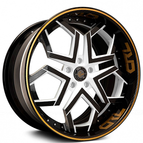 19" Staggered Lexani Forged Wheels LF-Luxury LF-110 Custom Finish Forged Rims 