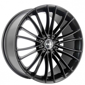 16" NS Wheels Tuner NS1606 Matte Black Rims 