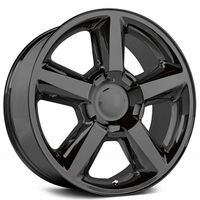 22" OE Creations Wheels PR131 Gloss Black Rims 