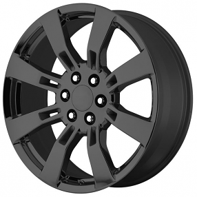 20" OE Creations Wheels PR144 Gloss Black Rims 