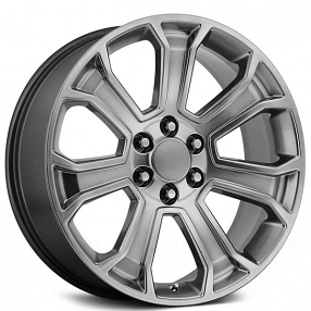 22" OE Creations Wheels PR166 Hyper Silver Rims 