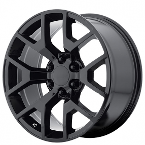 22" OE Creations Wheels PR169 Gloss Black Rims 