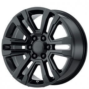 26" OE Creations Wheels PR182 Gloss Black Rims