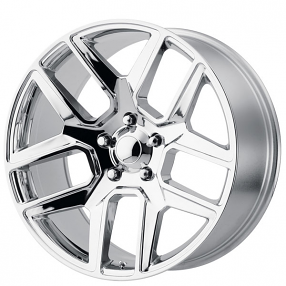 22" OE Creations Wheels PR192 Chrome Rims 