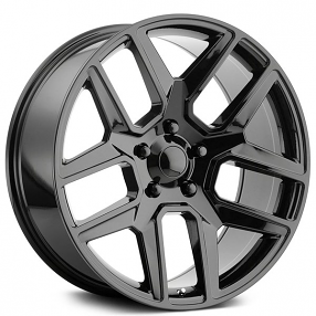 22" OE Creations Wheels PR192 Gloss Black Rims 